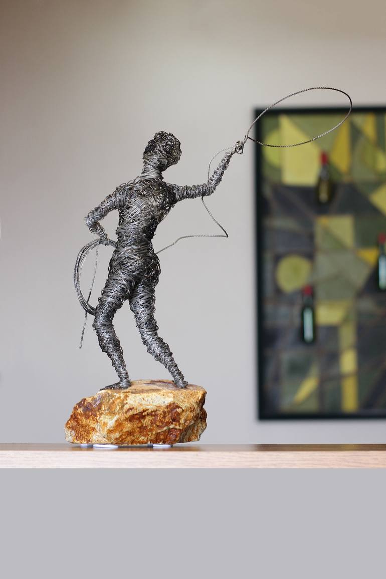 Original Abstract People Sculpture by Narinart Armgallery