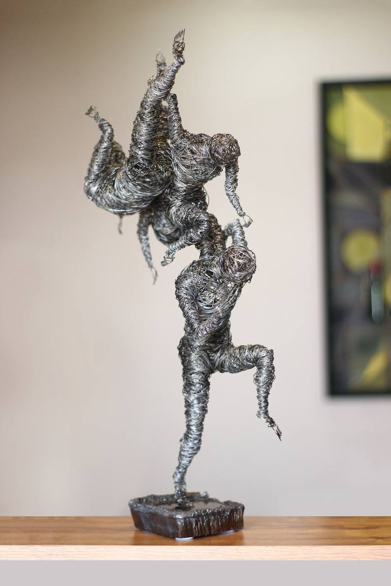 Original Abstract People Sculpture by Narinart Armgallery