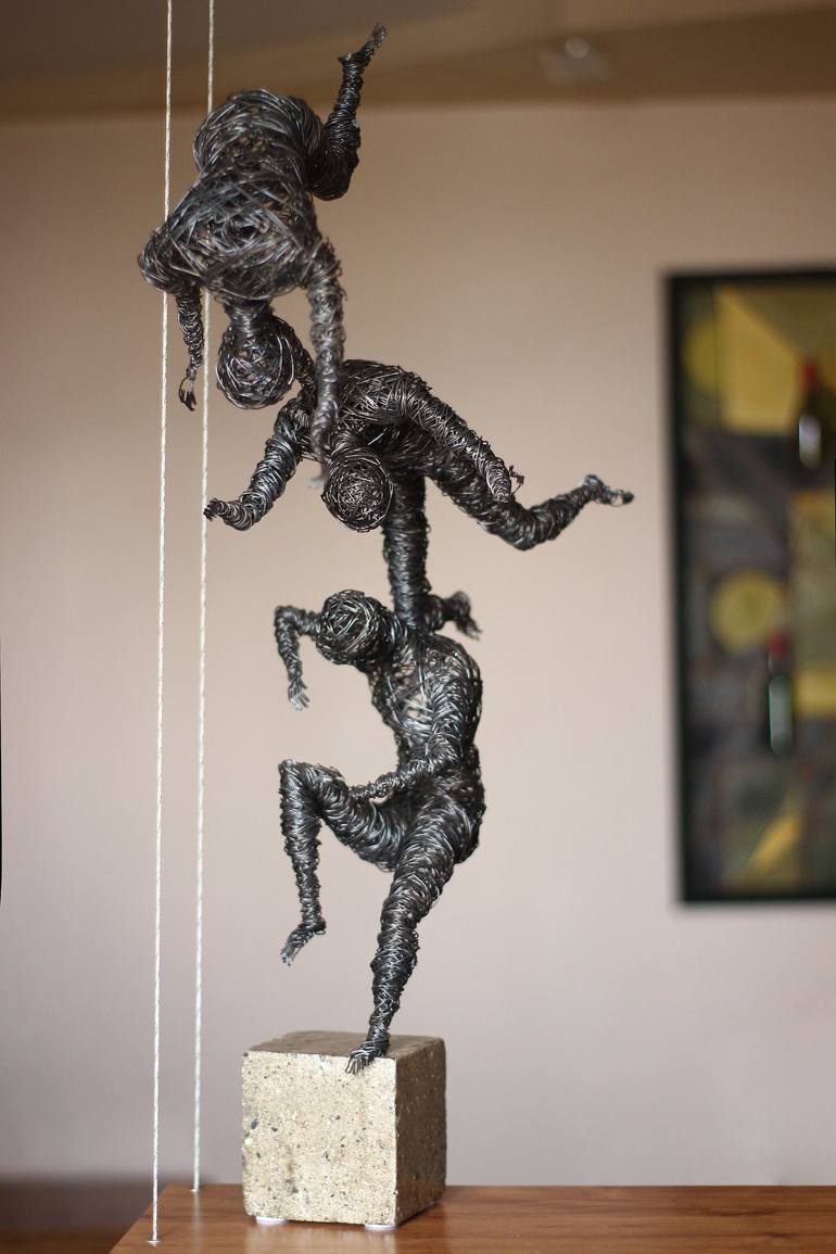 Original Abstract People Sculpture by Narinart Armgallery