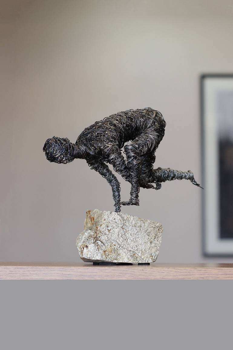 Original Abstract People Sculpture by Narinart Armgallery