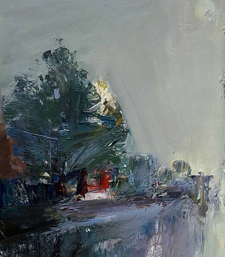 Original Impressionism Cities Painting by Narinart Armgallery