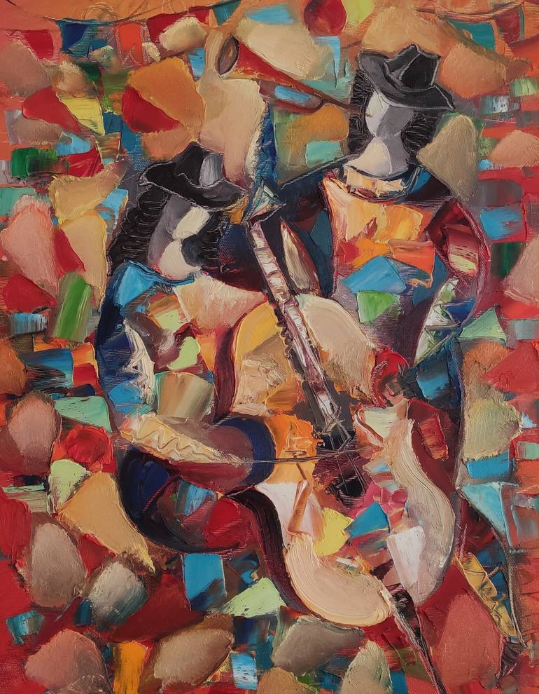 Original Abstract Music Painting by Narinart Armgallery