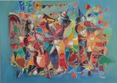 Hayk Miqayelyan/Musical festival (70x50cm, oil/canvas) thumb