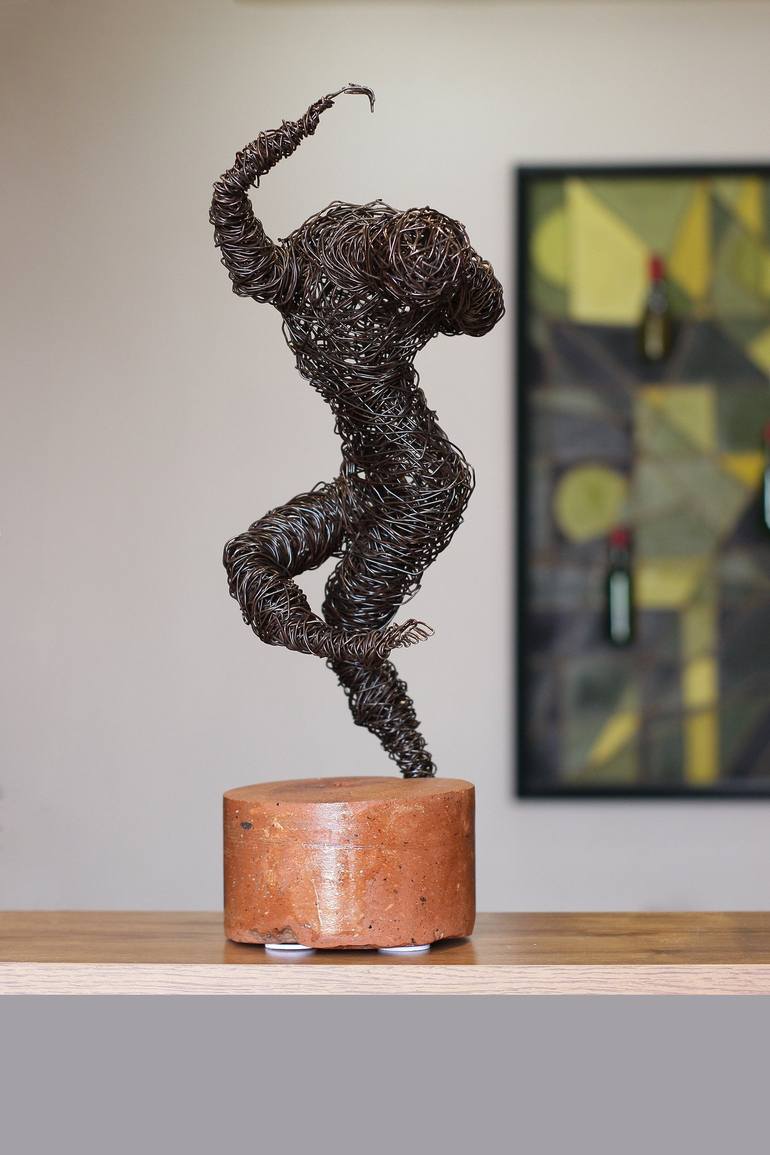 Original Abstract People Sculpture by Narinart Armgallery