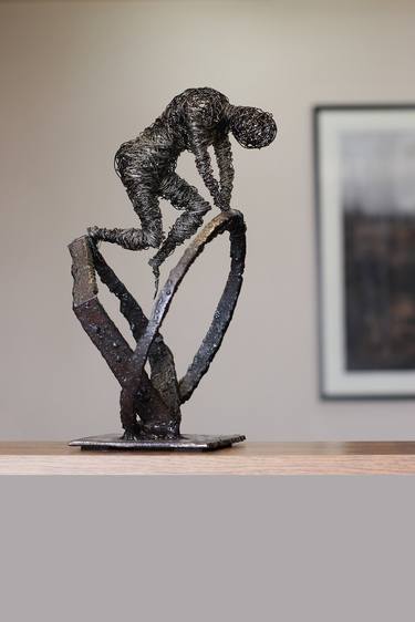 Original Abstract People Sculpture by Narinart Armgallery