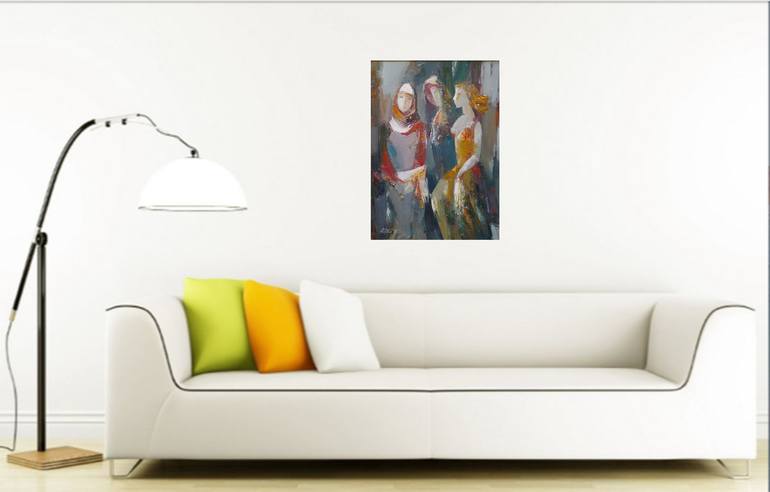 Original Abstract Women Painting by Narinart Armgallery