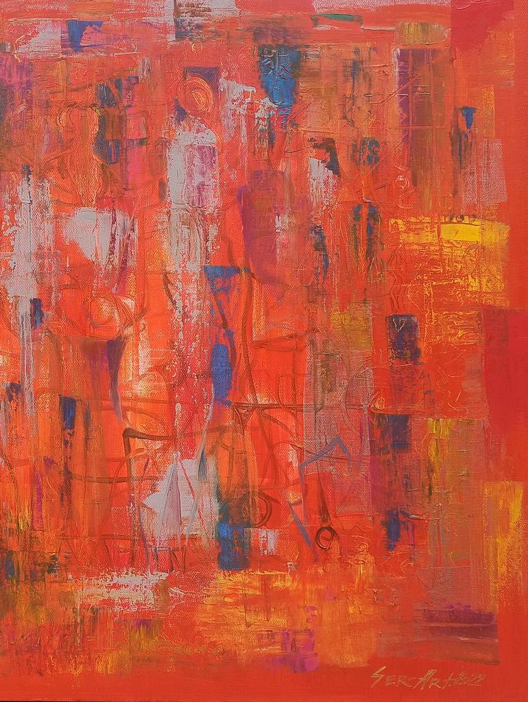Original Modernism Abstract Painting by Narinart Armgallery