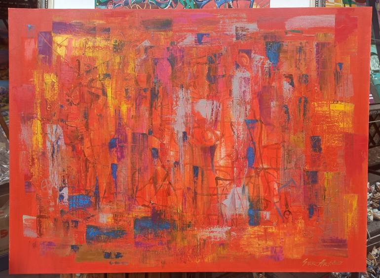 Original Modernism Abstract Painting by Narinart Armgallery