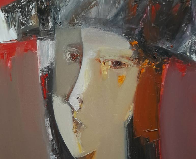 Original Abstract People Painting by Narinart Armgallery