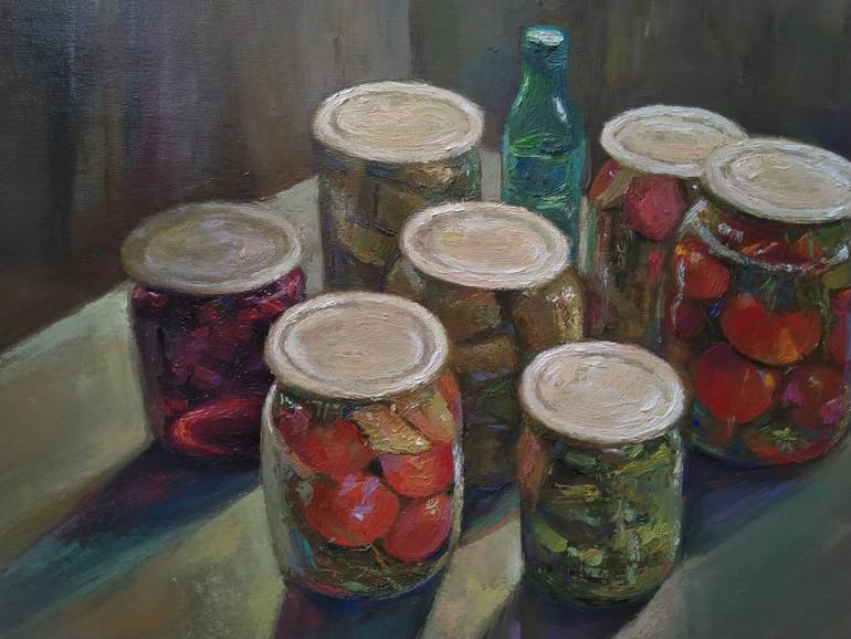 Original Impressionism Still Life Painting by Narinart Armgallery