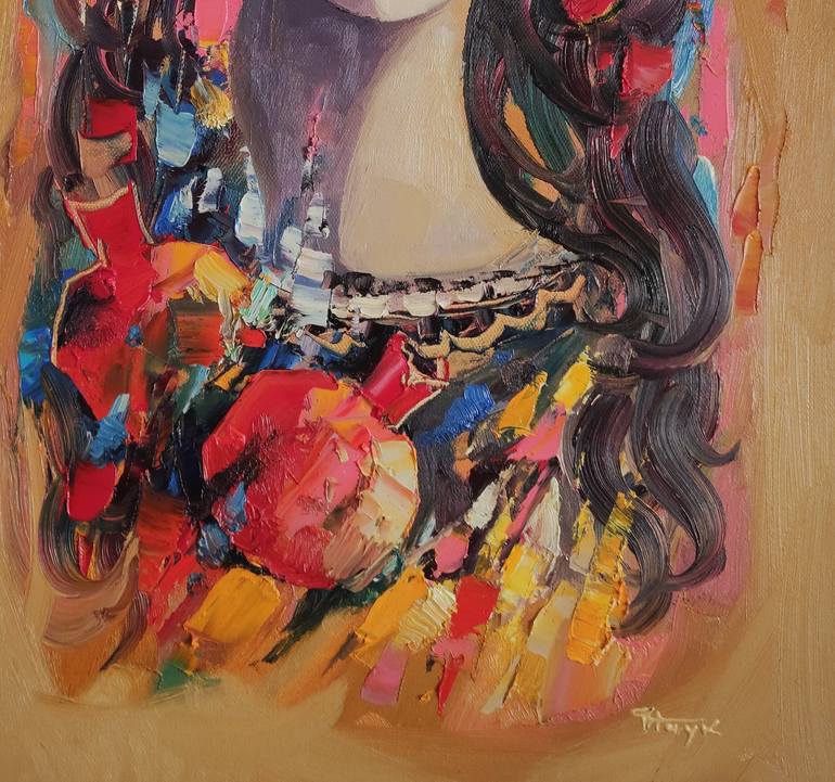 Original Abstract Portrait Painting by Narinart Armgallery