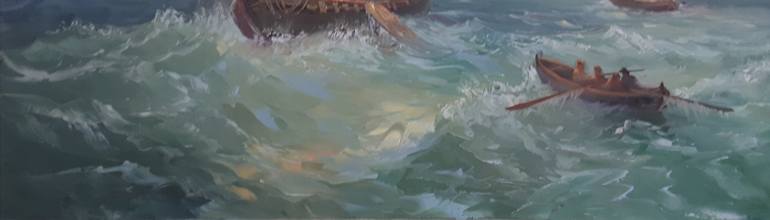 Original Seascape Painting by Narinart Armgallery