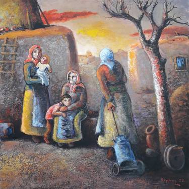 Sergey Khachatryan/Idle women, 60x60cm, oil/canvas thumb