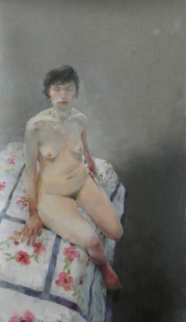 Original Realism Nude Drawings by Mathieu Weemaels