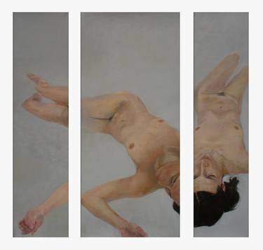 Print of Realism Nude Drawings by Mathieu Weemaels