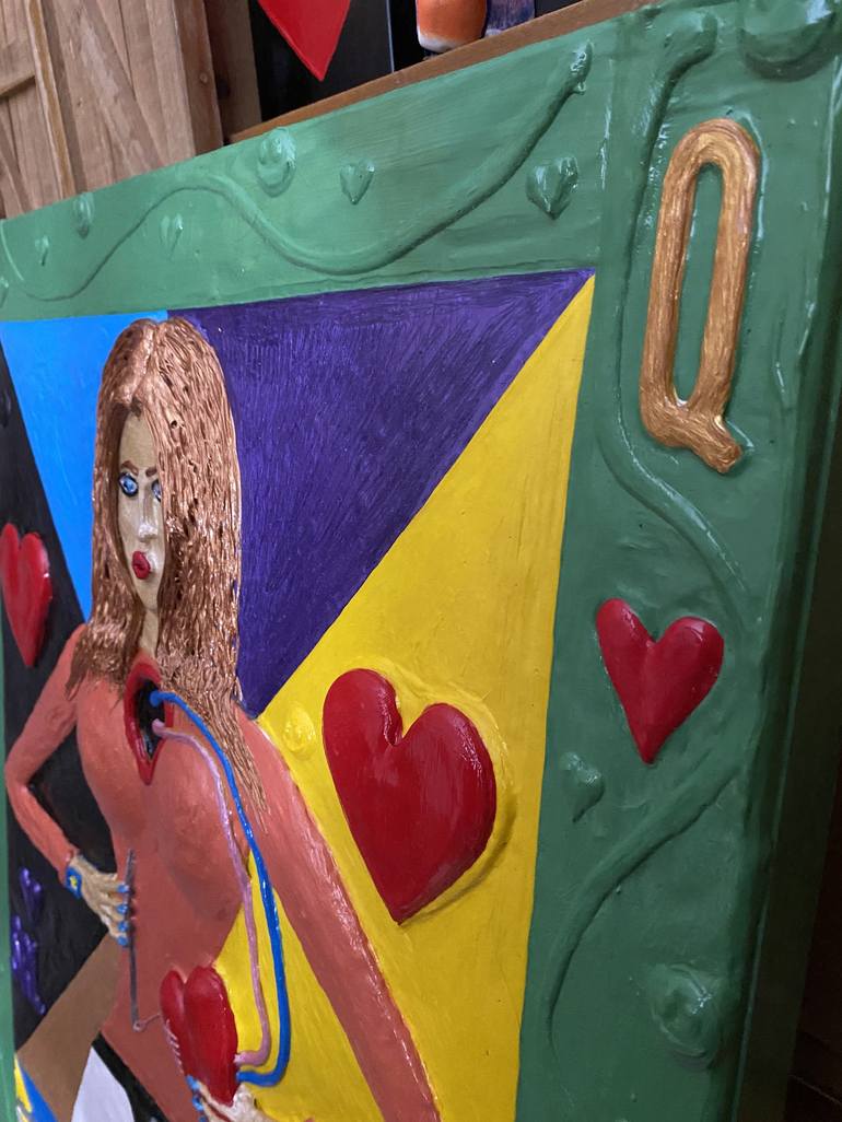 Original 3d Sculpture Popular culture Painting by Sheela Rose Love