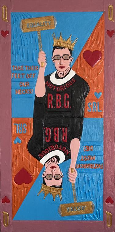 Original Pop Art Political Paintings by Sheela Rose Love