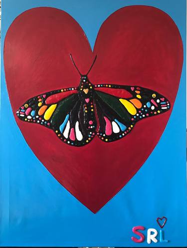 Original Pop Art Love Paintings by Sheela Rose Love
