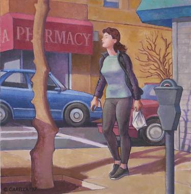 Original Figurative Places Paintings by Peter Carella