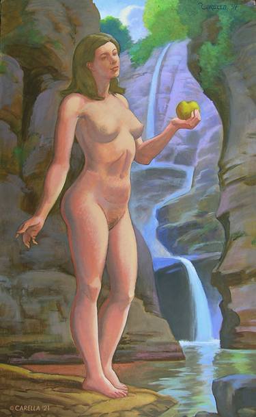 Original Figurative Nude Paintings by Peter Carella