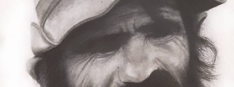 Original Realism Men Drawing by Shahriar Aghakhani