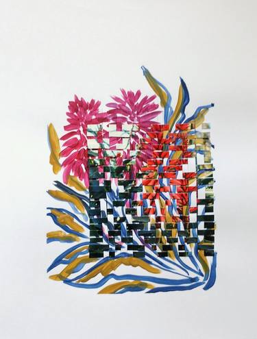 Print of Figurative Floral Collage by Noemi Hernandez