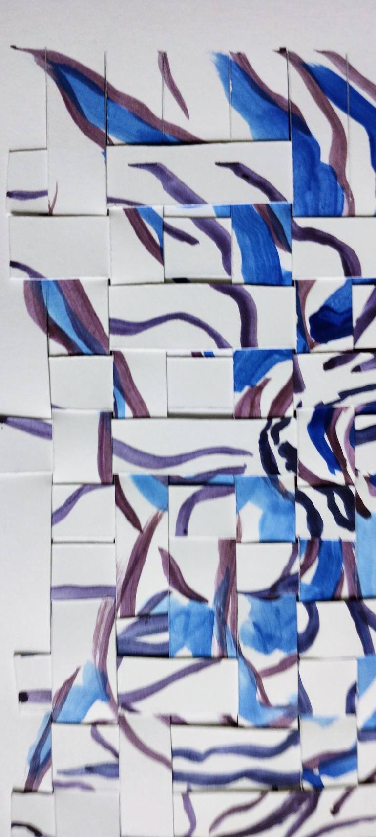 Original Contemporary Botanic Collage by Noemi Hernandez