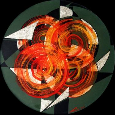 Print of Abstract Geometric Paintings by Noemi Hernandez