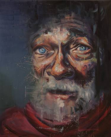 Original People Painting by Kristoffer Evang
