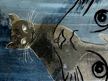 Original Illustration Cats Photography by Gonçalo Castelo Branco