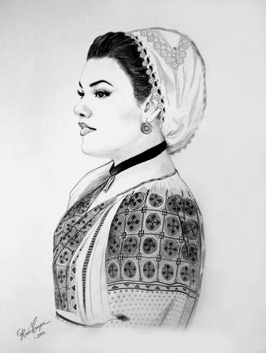 Print of Folk Culture Drawings by Radu Cimpoi