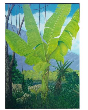 "Banana Tree" (Jungle Triptych) thumb