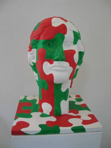 Original Political Sculpture by Lucia Balzano