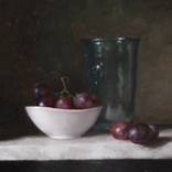 Grapes with Glass by Thibault Barrere