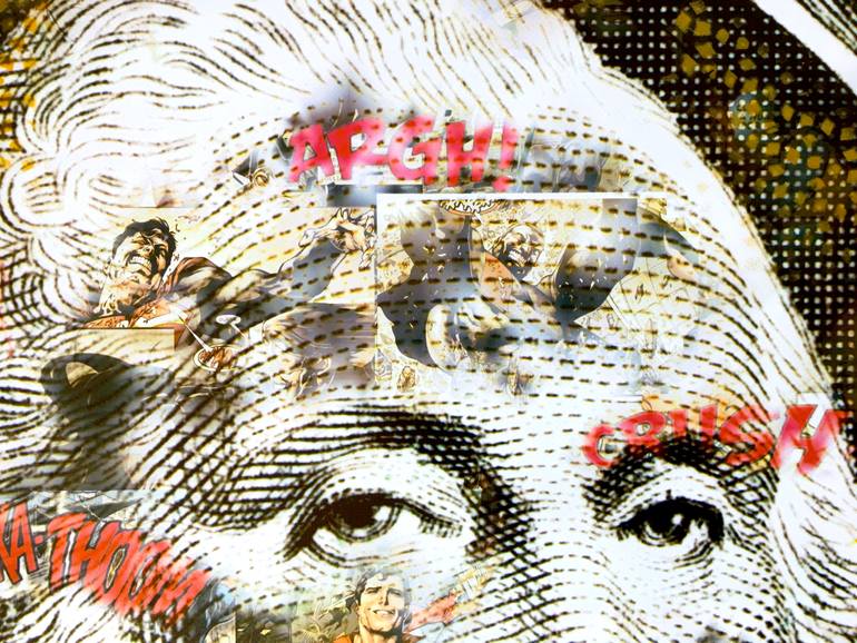 Original Street Art Politics Painting by Moabit Saga