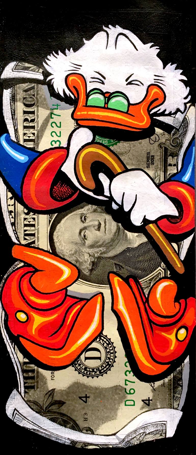 The Walt Disney series - Huey, Dewey, Louie & Uncle Scrooge Painting