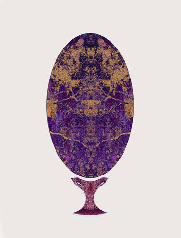 Audubon Gold and Violet Egg - Limited Edition of 10 thumb