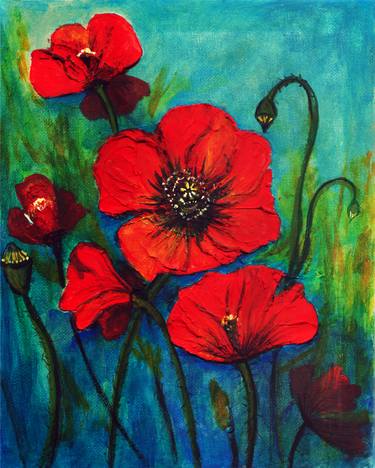 Red Poppies for Remembrance thumb