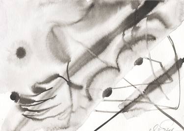 Original Abstract Expressionism Body Drawings by Olga Yakubovskaya