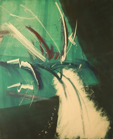 Original Abstract Expressionism Nature Printmaking by Dorothea Barrick