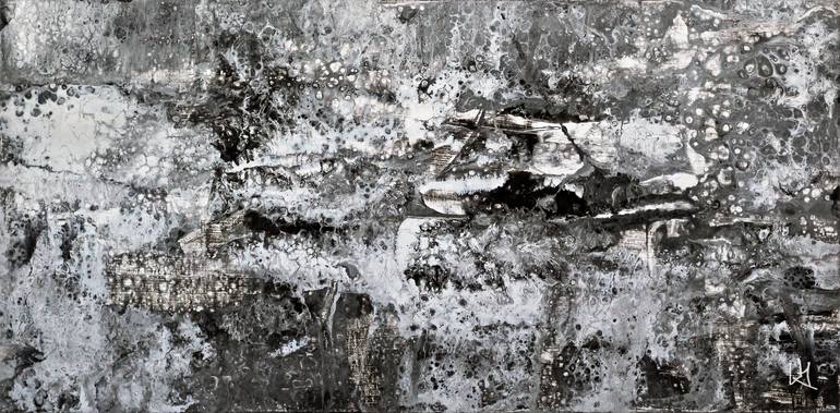 Original Abstract Expressionism Abstract Painting by Gertrude Heikorn