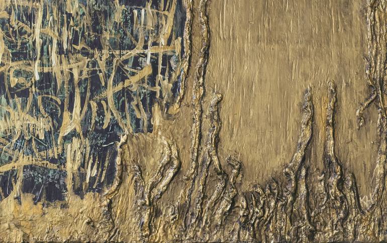 Original Abstract Expressionism Abstract Painting by Gertrude Heikorn