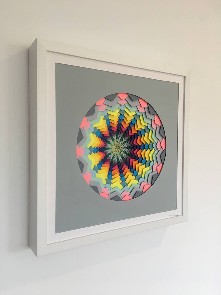 Original Abstract Geometric Sculpture by Chloë Natalia