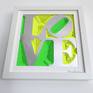 Poco Love Silver is a 3D paper wall sculpture created by cutting, layering and structuring paper.
Inspired by the 60s classic and spreading my favourite message; LOVE! In eyecatching vibrant neons and silver!