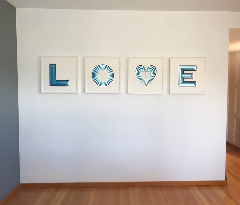 Original Love Sculpture by Chloë Natalia