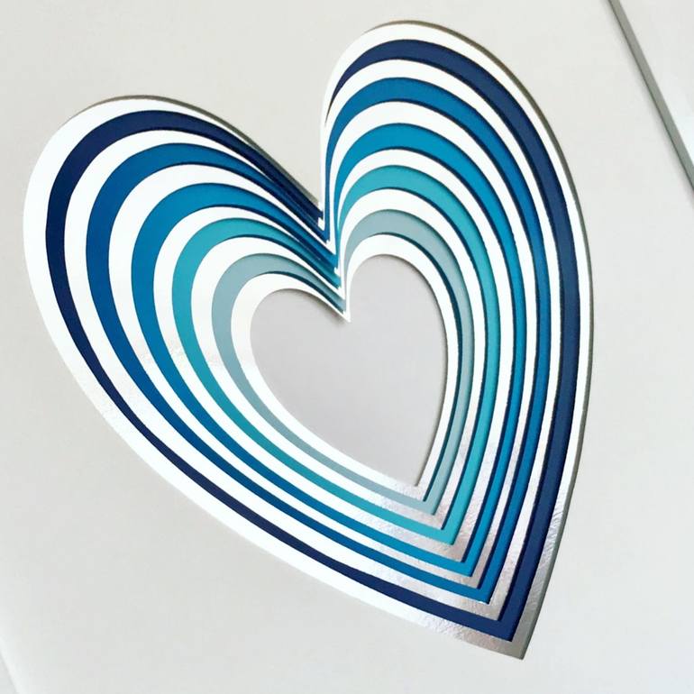Original Art Deco Love Sculpture by Chloë Natalia