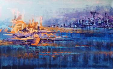 Original Abstract Paintings by olena oblomska