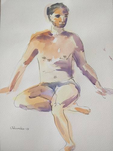 Print of Fine Art Body Drawings by olena oblomska