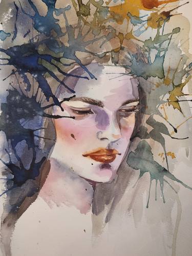 Original Women Paintings by olena oblomska