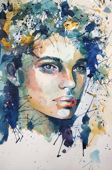 Original People Paintings by olena oblomska